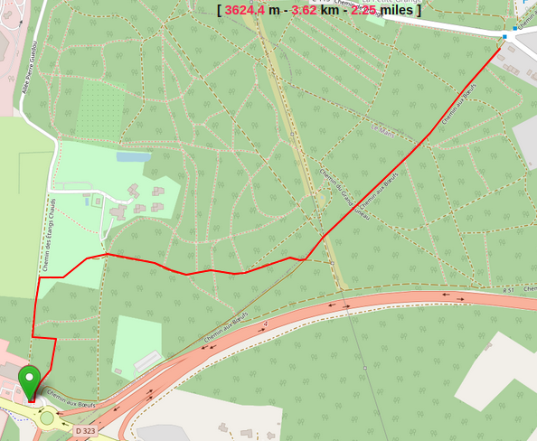 andonnée pmr 5.97 km Arche de la nature Le Mans